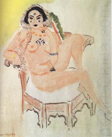 Persian with a Cross (mk35), Henri Matisse
